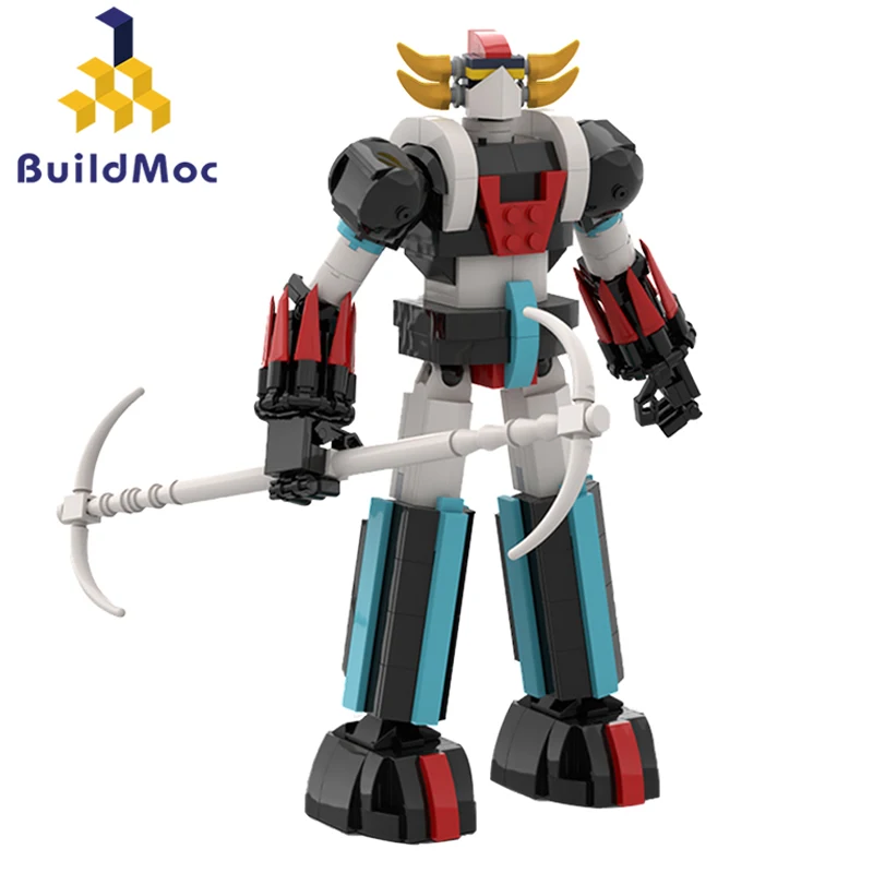Buildmoc идеи Аниме фигурки голдохит НЛО робот грендакар космический технический