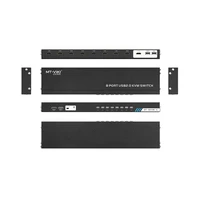 hdmi kvm switch 8 in 1 out 4Kx2K30Hz Hot Key Auto Scan USB Plugable 1080P with 8 Cable Sets for 8 PC 1 Keyborad Mouse