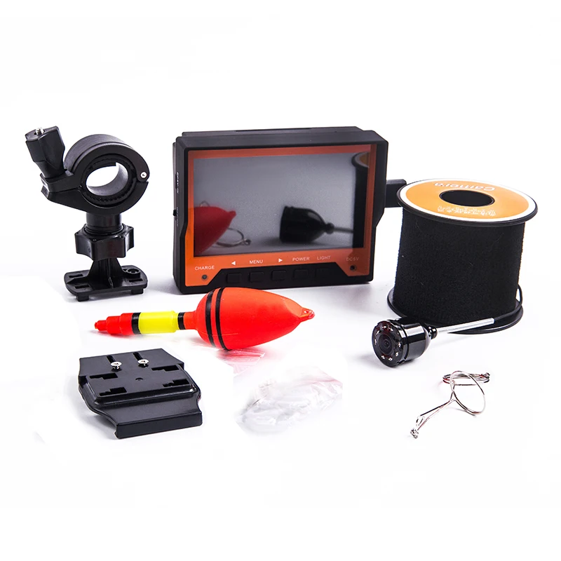 Скидка WF03 подводный рыболокатор 4,3 дюймовый ЖК-монитор 1000TVL подводная рыболовная камера система для подледной рыбалки монитор с 8 ИК светодиодами