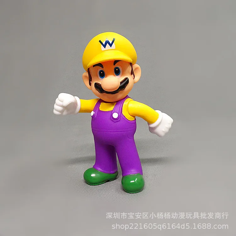 1 шт. Super mario bros мини Марио и Луиджи Йоши одна часть фигуры Действие игрушки ПВХ