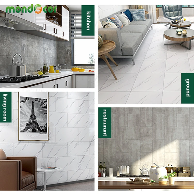 Самоклеящиеся ПВХ наклейки для керамической плитки водонепроницаемая настенная