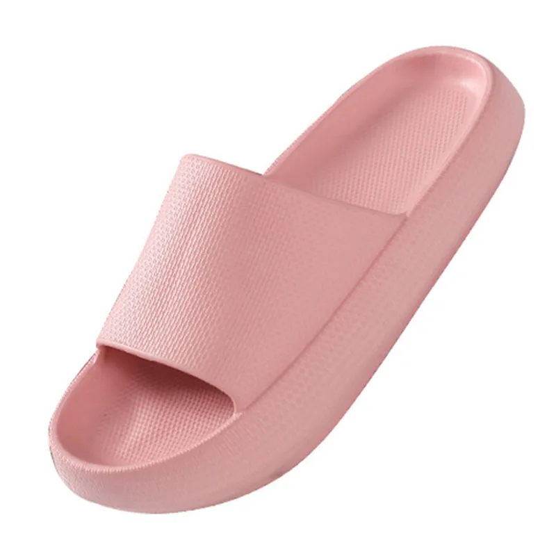 

Unisex Summer Slippers 2021 New Fashion Four-Seasons EVA Women Thick-Soled Slippers Soft Sandals Indoor Bathroom Anti-SlipHome