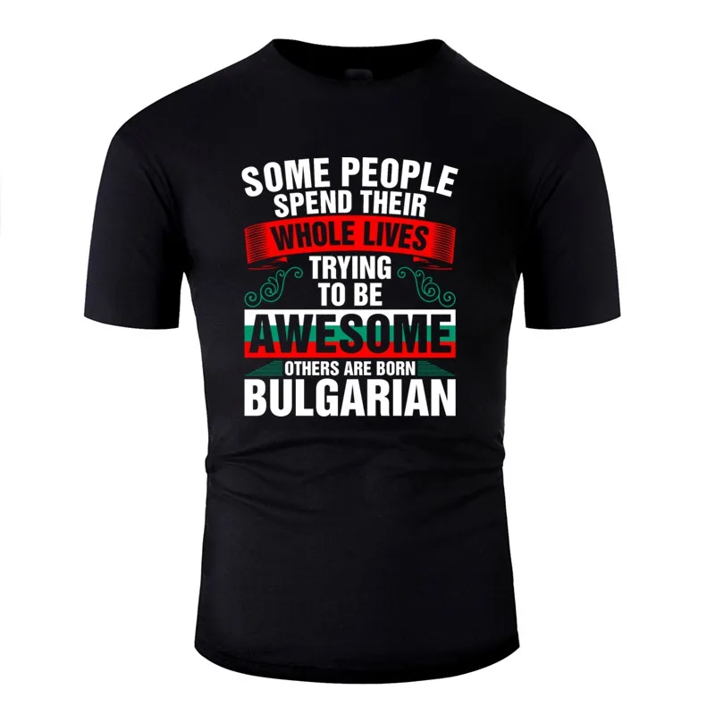 Мужская футболка с принтом Awesome Born Bulgarian футболки для мальчиков и девочек 2020