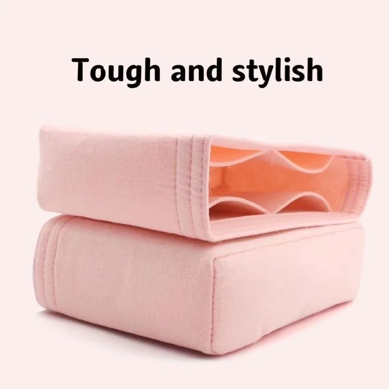 

Вставка сумка-Органайзер Neonoe макияж ящик для хранения фетровая вставка сумка путешествия кошелек сумка для цифровой Портативный косметичк...