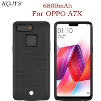 kqjys 6800mah external battery charging case for oppo a7x battery case portable power bank battery charger cases for oppo a7x