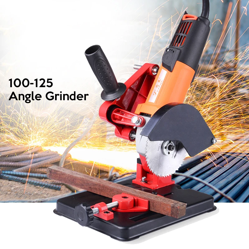 

Angle Grinder Bracket Holder Support for 100-125 Angle Grinder DIY Cutting Stand Power Tools Accessories