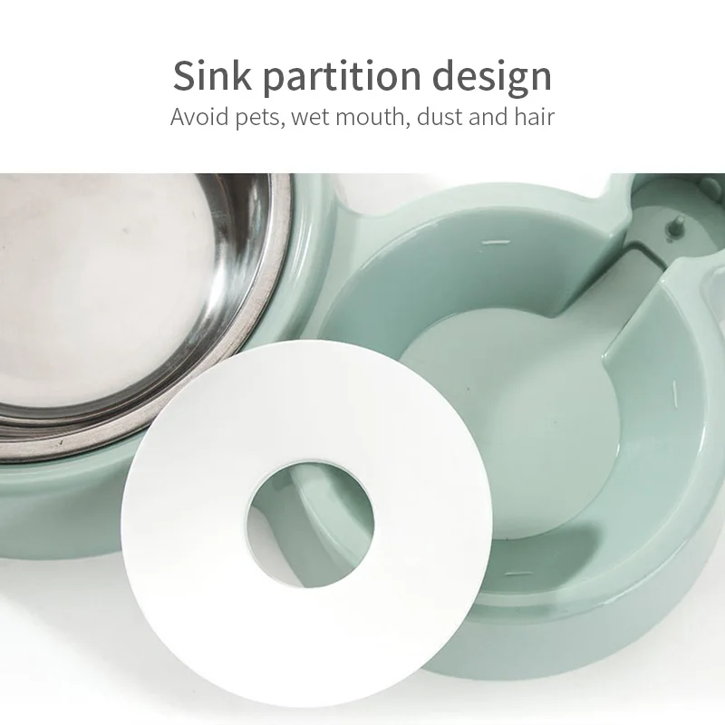 Автоматическая Емкость для домашних животных кухонная чаша с дозатором воды