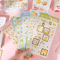 kawaii fruit animal series decorative stickers diy pocket diary phone stationery stickers childrens gifts planner stickers