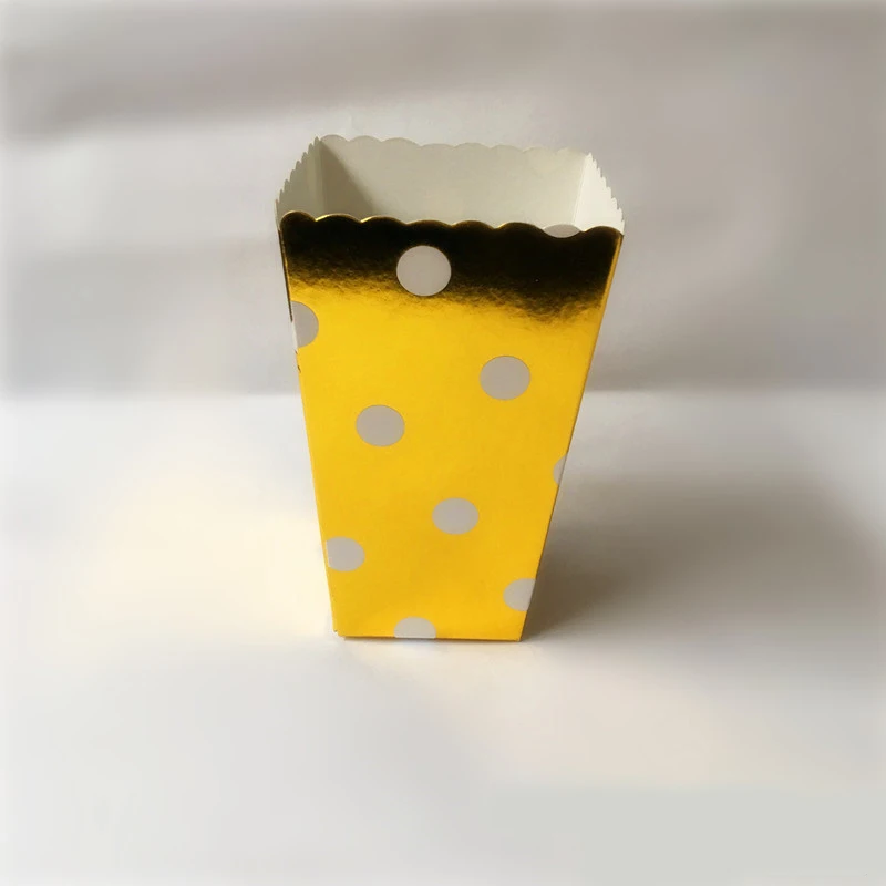 12 шт./лот 11*7 см полезные бумажные держатели для попкорн конфеты небольшие подарки