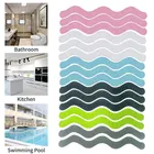 61224 шт. коврик для ванной противоскользящие волнистые Нескользящие наклейки Коврик для ванныступенчатая Водонепроницаемая защитная лента коврик аксессуары для ванной комнаты