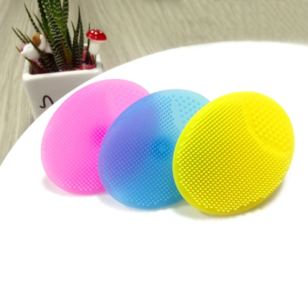 

Face Cleansing Brush Mini Silicone Massage Waterproof Facial Cleansing Tool Soft Deep Face Pore Cleanser Brush Skin Care
