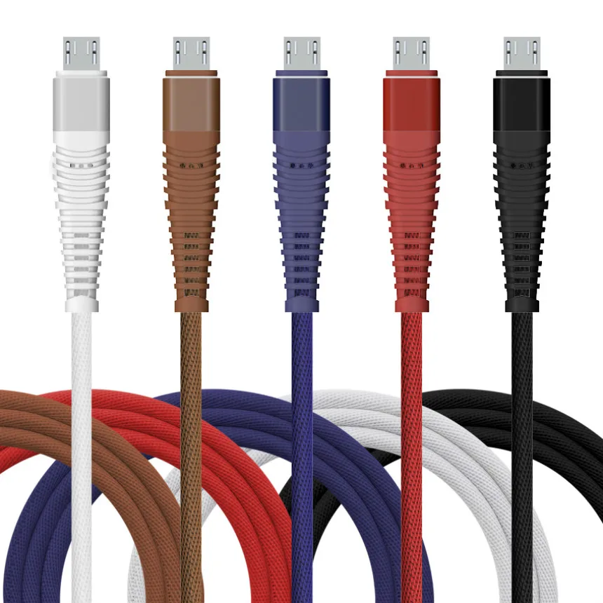 

1 м 2 м 3 м Плетеный Micro USB Type C кабель для быстрой зарядки и синхронизации данных для iPhone X 11 Samsung S10