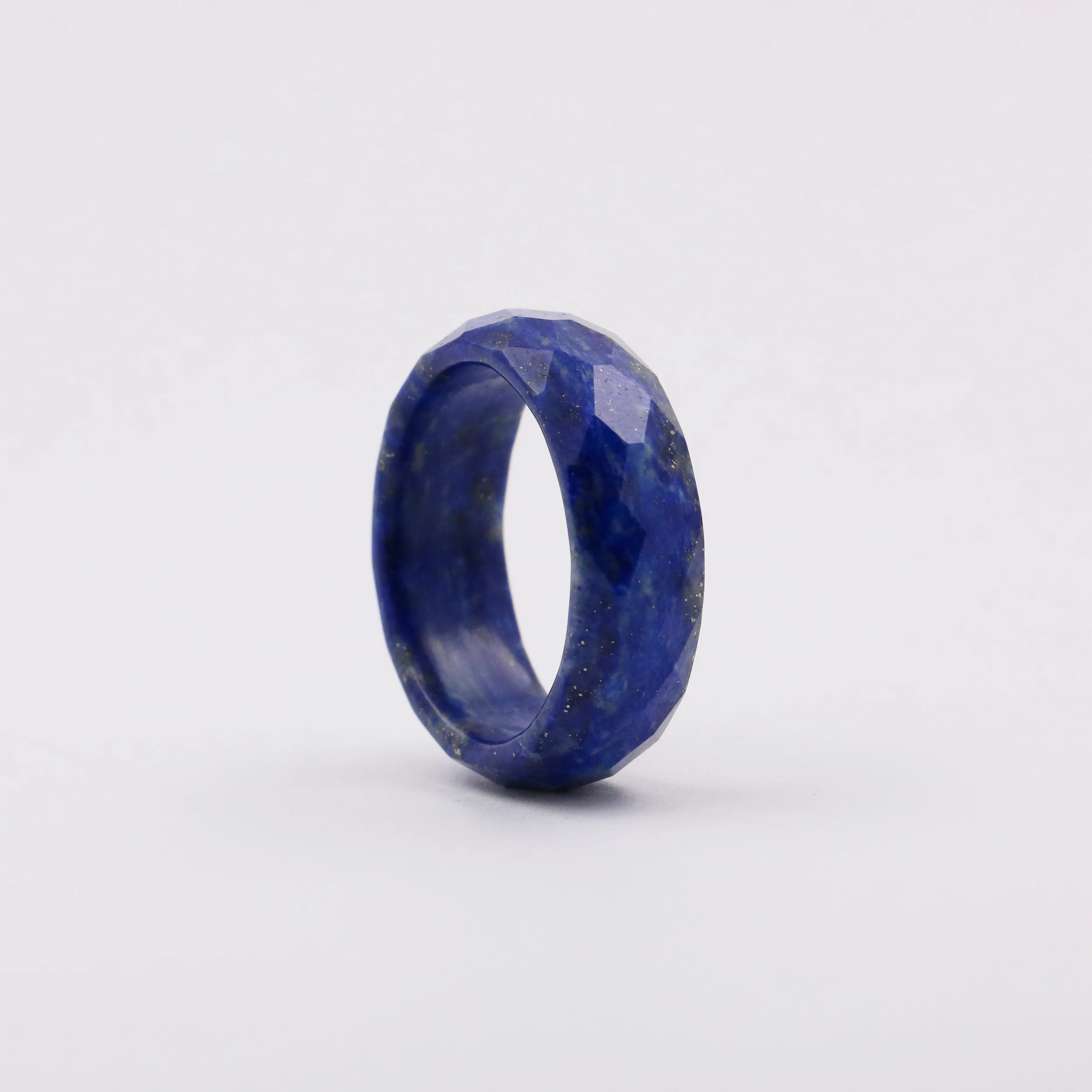 

Natural Lapis Lazuli Band Ring For Men