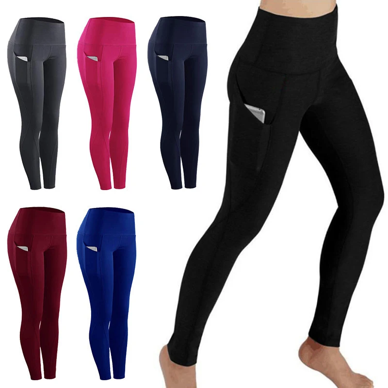 

Align High Waist Stretch Tummy Booty Slimming Butt Lift Leggings with Pockets for Fitness Workout H9