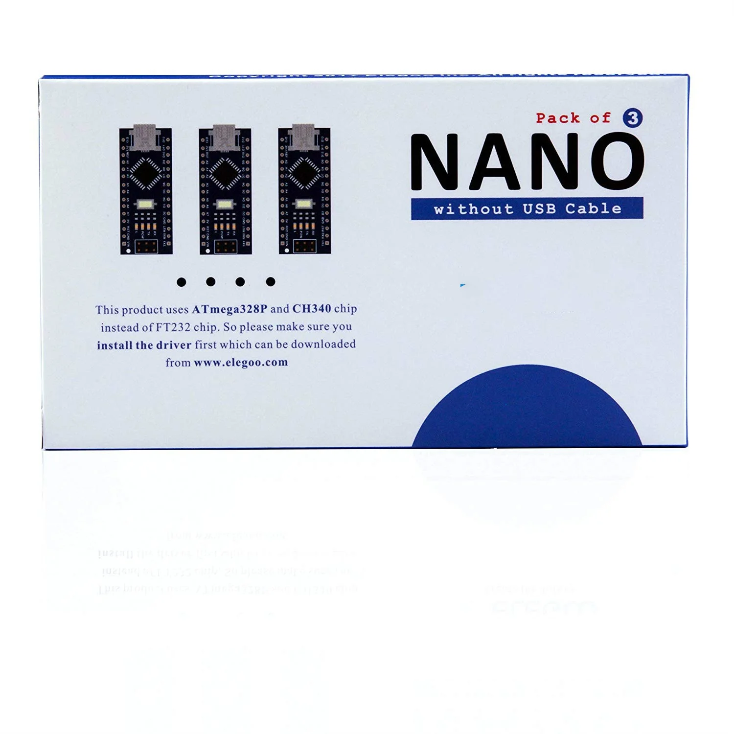 Плата Nano CH340/ATmega328P без USB-кабеля совместимая с Arduino V3.0 1/3 шт. | Инструменты