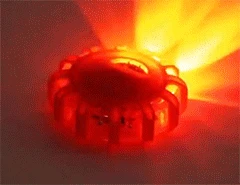 Светодиодный аварийный светильник безопасности портативный магнитный мигающий