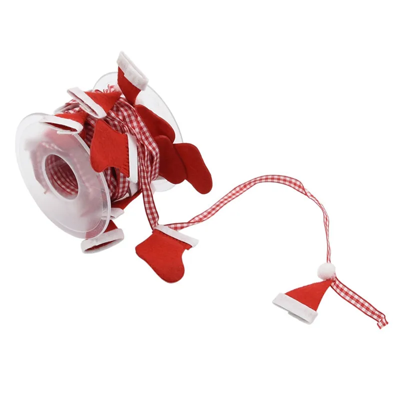 Рождественские ленты ткань для шитья ручной работы украшение свадьбы фестиваля