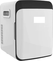 10L Mini Fridge for Bedroom - Car, Office Desk & College Dorm Room - 12V Portable Cooler & Warmer for Food  Small Refrigerator
