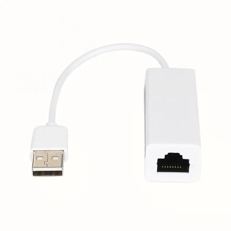 

1Pcs USB To Ethernet Lan RJ45 Network Card White RJ45 Network Card Cable USB2.0 Line Card Ethernet Adapter For Windows 7/8/10/XP
