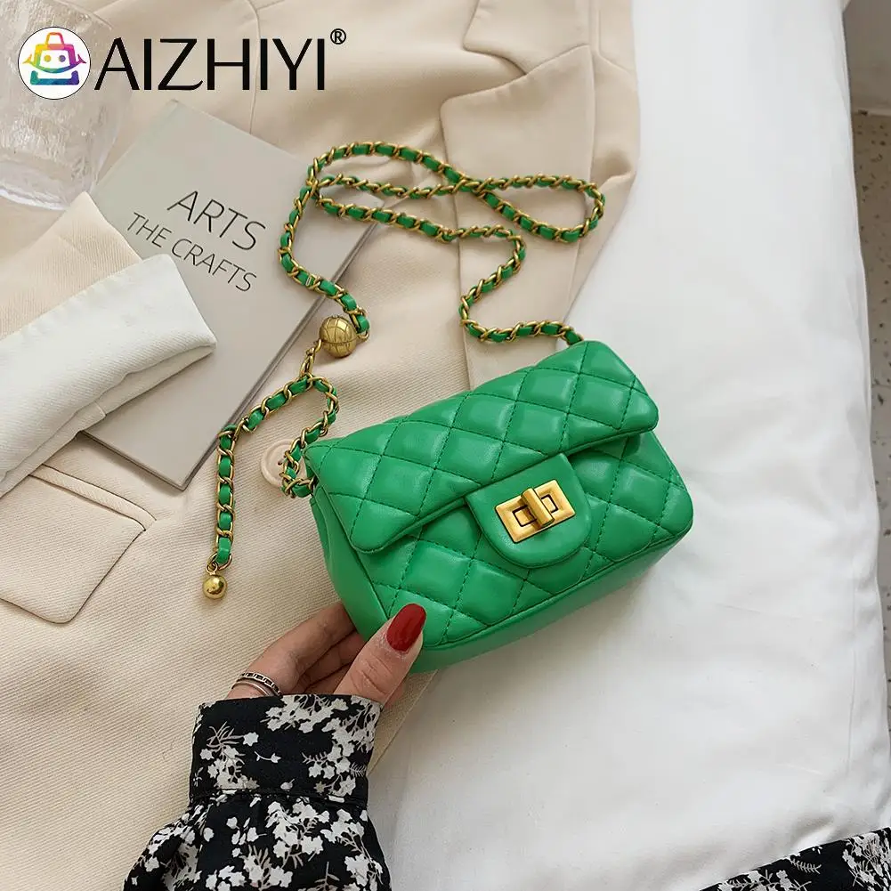 

Женские сумки на плечо, модный дизайнерский Повседневный однотонный маленький кошелек из искусственной кожи в клетку с бриллиантами для пу...