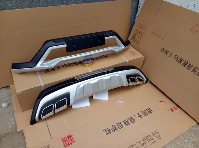 Высокое качество пластик ABS хром передние и задние бамперы Противоскользящий