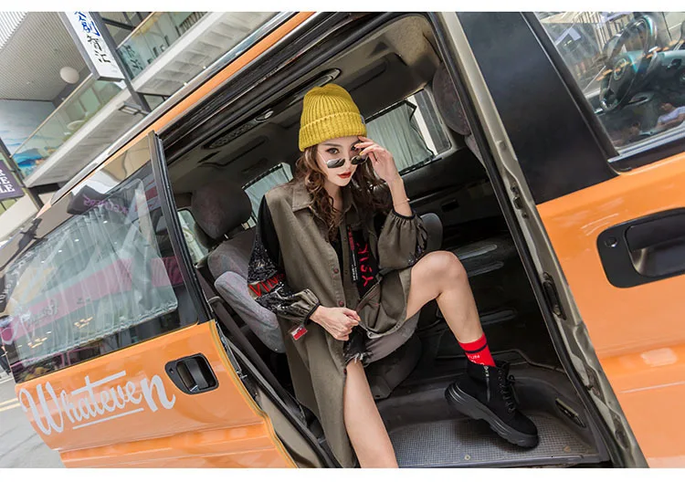 Max LuLu винтажный корейский женский осенний Джинсовый плащ с капюшоном, Длинная ветровка, женская одежда в стиле панк размера плюс