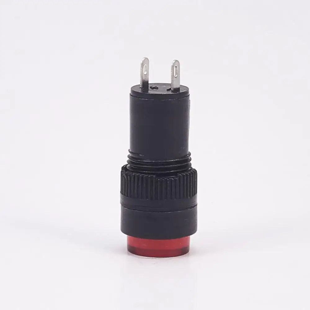 

Othmro 10PCS NXD-212 35mm LED Plastic Indicator Hole Diameter12mm Waterproof Signal Power 220V Red Lights Round Button Light
