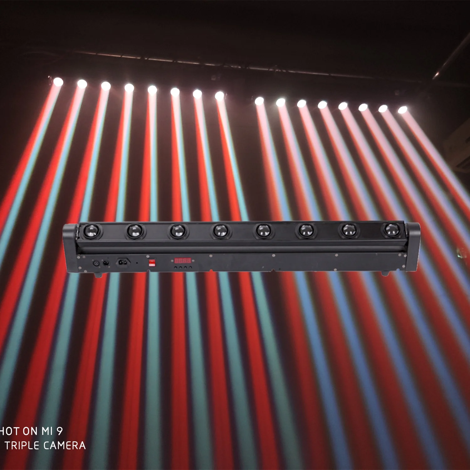 Профессиональный светодиодный прожектор Главный 8x12 Вт RGBW многоцветный луч luces DMX