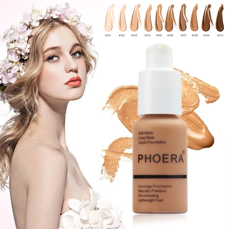 

1PC Hydrating Foundation Liquid Whitening Refreshing Lasting Moisturizing Concealer Fading Dark Eye Spots Oil Control Foundation