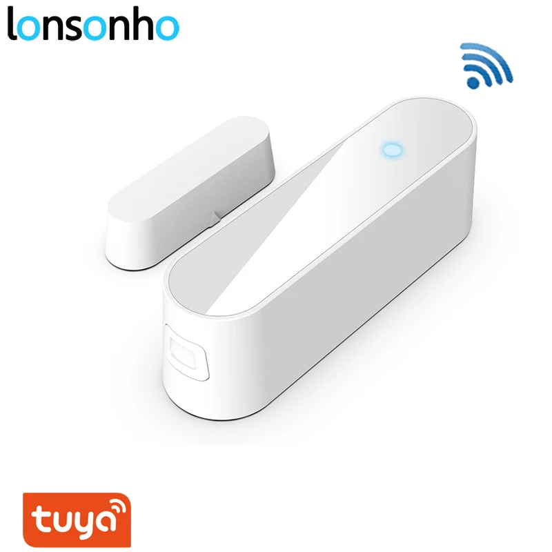 Lonsonho Wifi умный датчик двери окна детектор беспроводной домашней безопасности Tuya Smart Life App