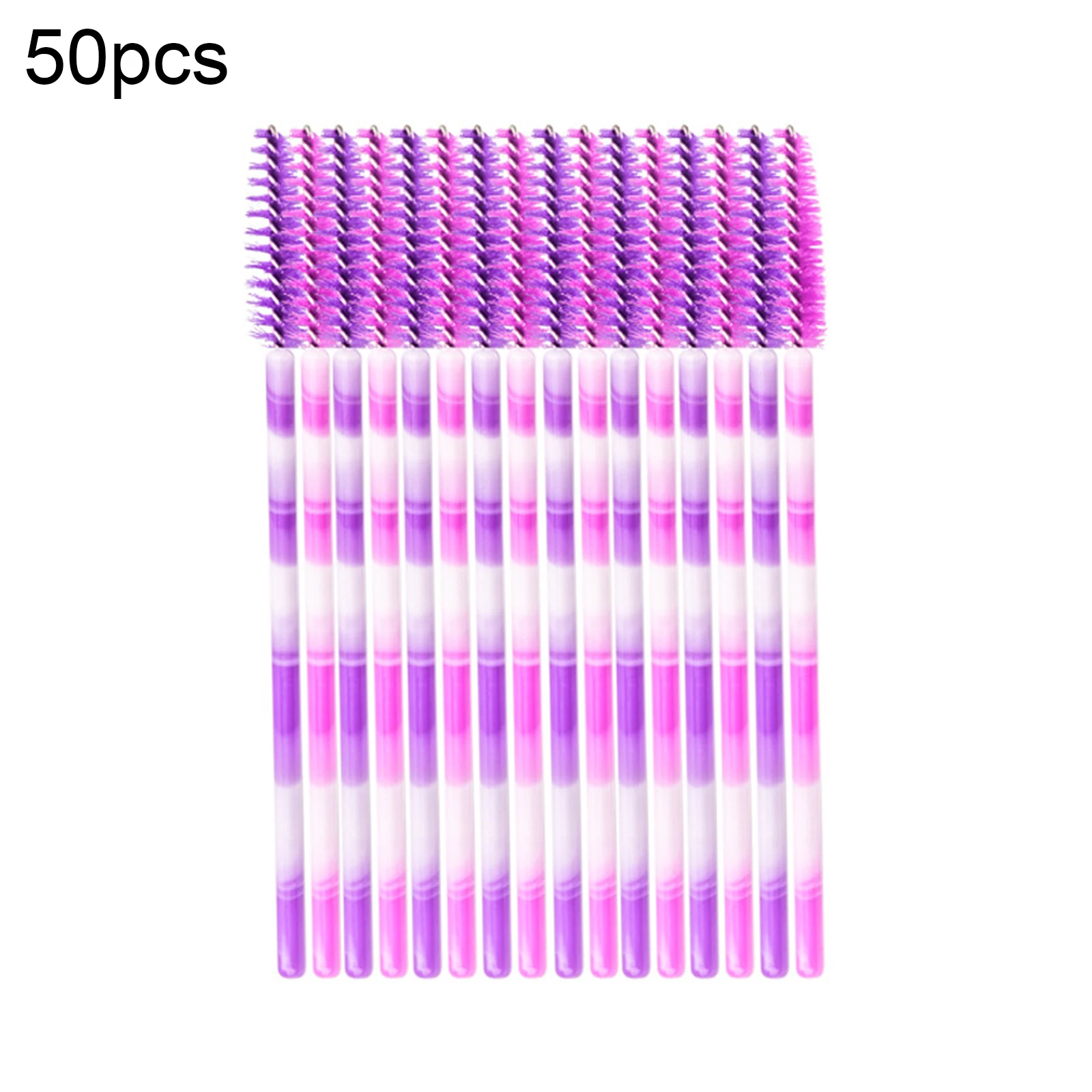 

50Pcs/lot Shiny Disposable Micro Eyelash Brushes Kit Crystal Mascara Applicator Brushes Comb Eyelash Brushes Makeup Tool Kit