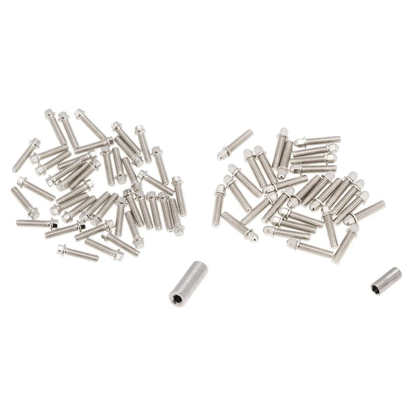 

100 шт. 1,9 2,2 колесный обод имперский M2 винт украшение для 1/10 осевой SCX10 90046 AXI03007 Traxxas TRX4,B & 30 шт. M3 винт