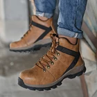 Высокие мужские рабочие защитные ботинки со стальным носком, легкие дышащие защитные ботинки с защитой от ударов и проколов