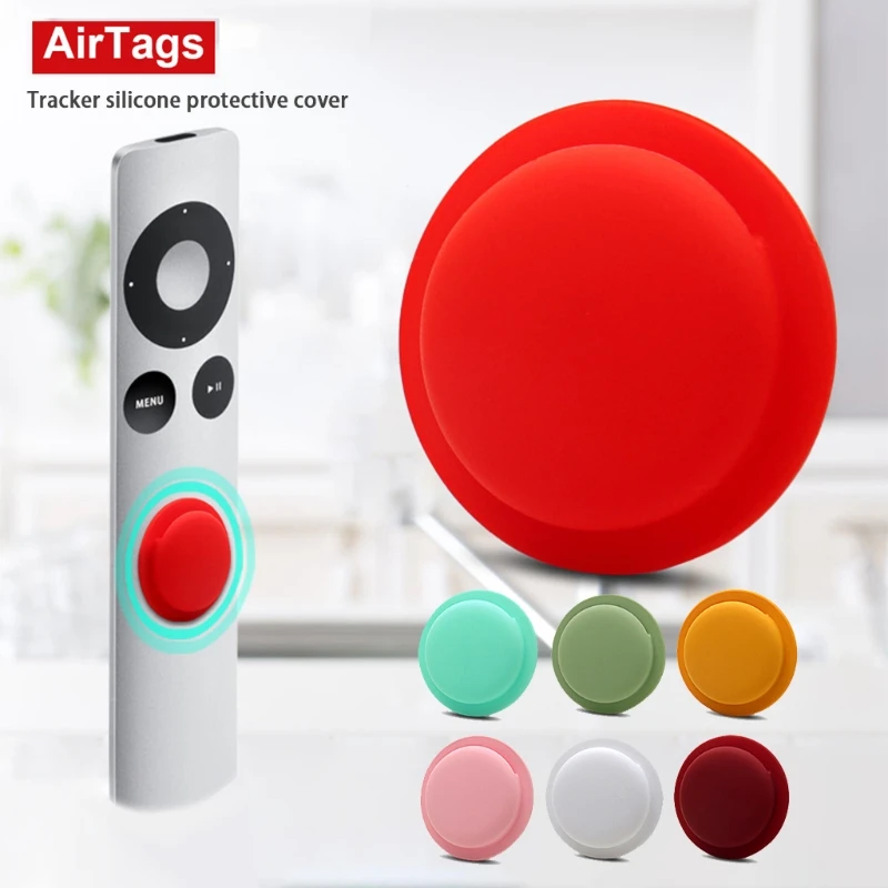 

Dust-proof Protective Cover Shell Pasteable Tracker Case for AirTags Tracker Box Bags 53CC