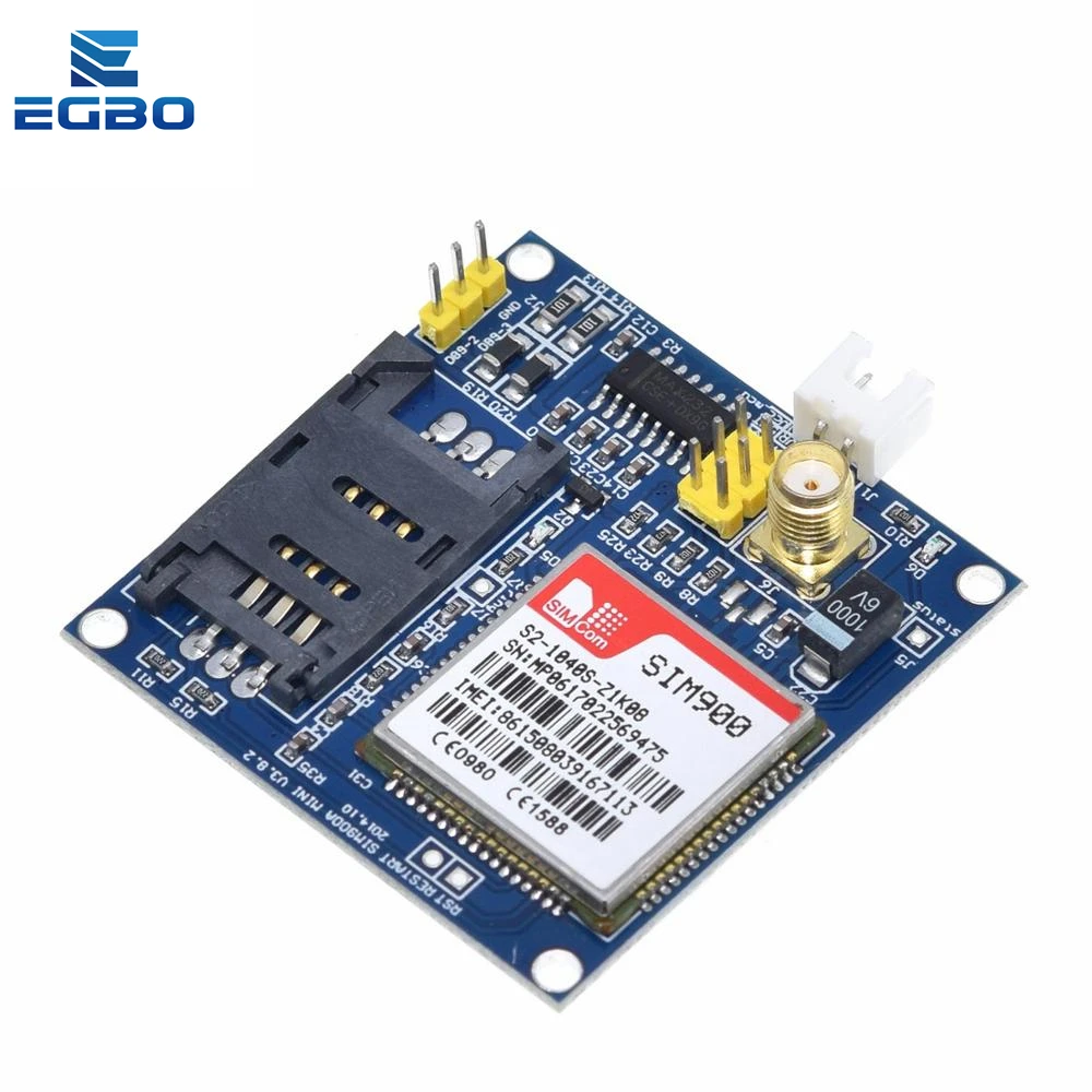 EGBO SIM900A SIM900 MINI V4.0 модуль беспроводной передачи данных GSM GPRS комплект платы с