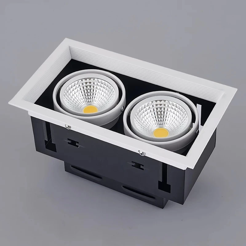 MR16 10W 20W 30W COB даунлайт с регулируемой яркостью теплый белый натуральный белый холодный белый утопленный светодиодный точечный потолочный светильник