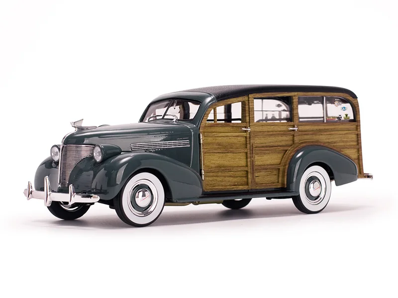 1/18 масштаб сплав литья под давлением 1948 Chevrolet Fleetmaster классическая модель автомобиля транспортные средства Игрушки для коллекции фанатов красный/зеленый цвет - Цвет: GREEN