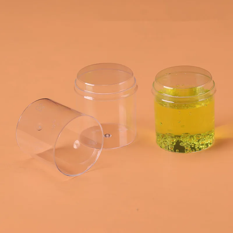 50 шт. прозрачные пластиковые мини-чашки с крышкой 60 мл | Дом и сад