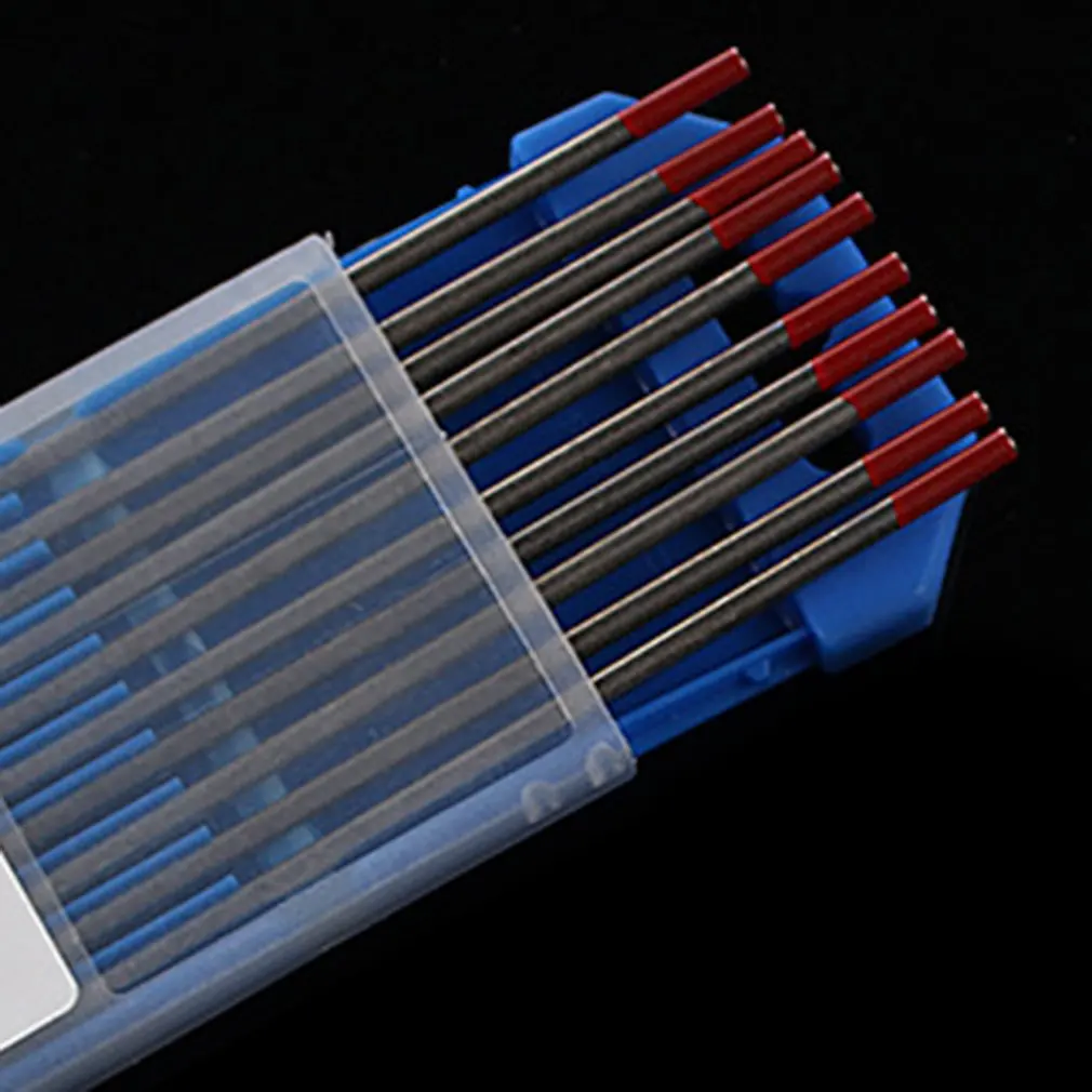 

10pcs/Box WT20 Red Color Thorium Tungsten Electrode Head Tungsten Needle/rod For Welding Machine Drop Shipping Sale