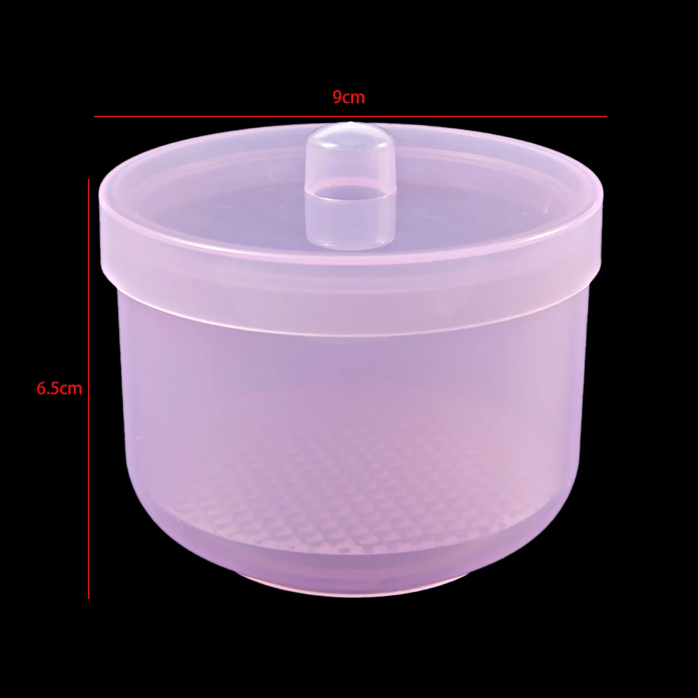 Коробка для дезинфекции и хранения 4 цвета сверла ногтей кусачки пинцеты