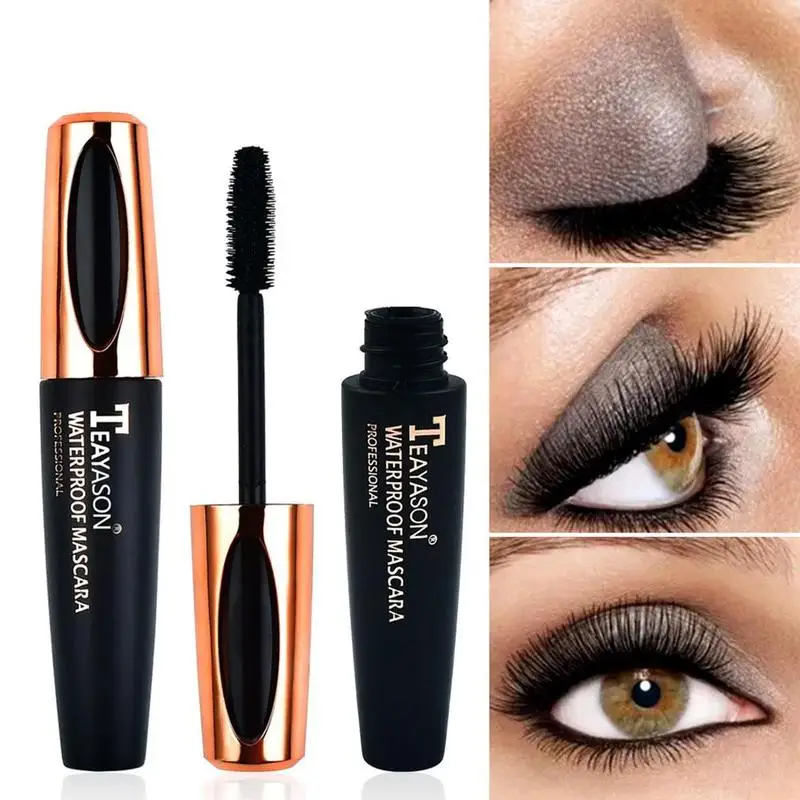 Silk Fiber Eyelash Mascara Extension Makeup Black Waterproof Lengthening mascara Volume Express false eyelashes cosmetic