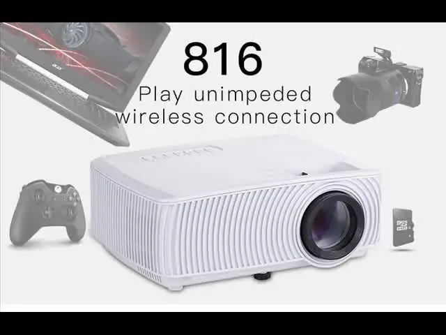 ALSTON YG420 обновленная версия hd светодиодный проектор домашний кинотеатр Родной