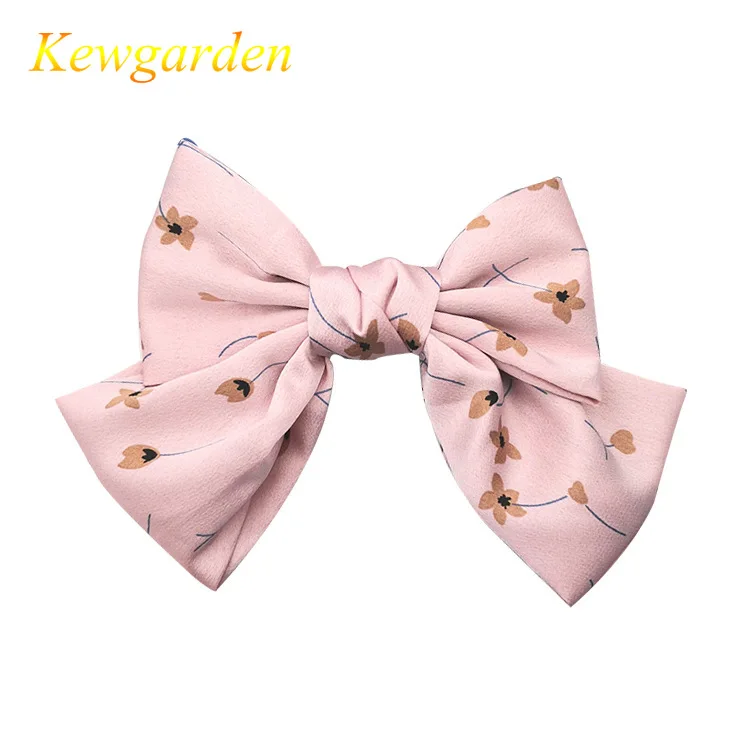 

Kewgarden Children's temperament big bow hairpin spring retro girls hair accessories 4pcs