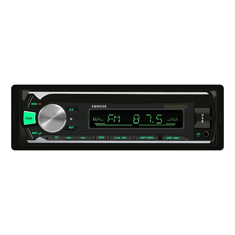 12 В Автомобильный тюнер стерео bluetooth FM радио MP3 аудио плеер телефон USB/SD MMC порт Автомобильный Радио тюнер с bluetooth In-Dash 1 DIN