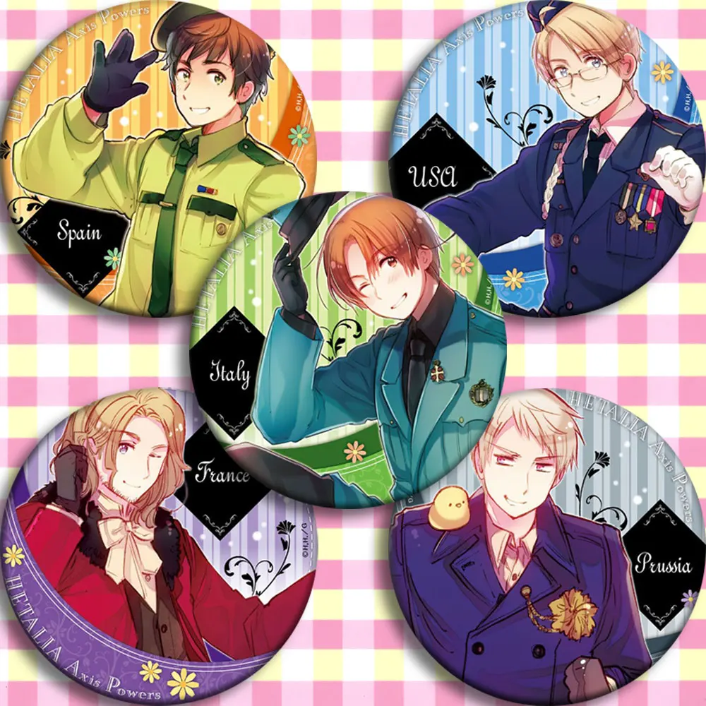 Brdwn Axis Powers Hetalia APH Австрия Америка Италия Германия французский Пруссия