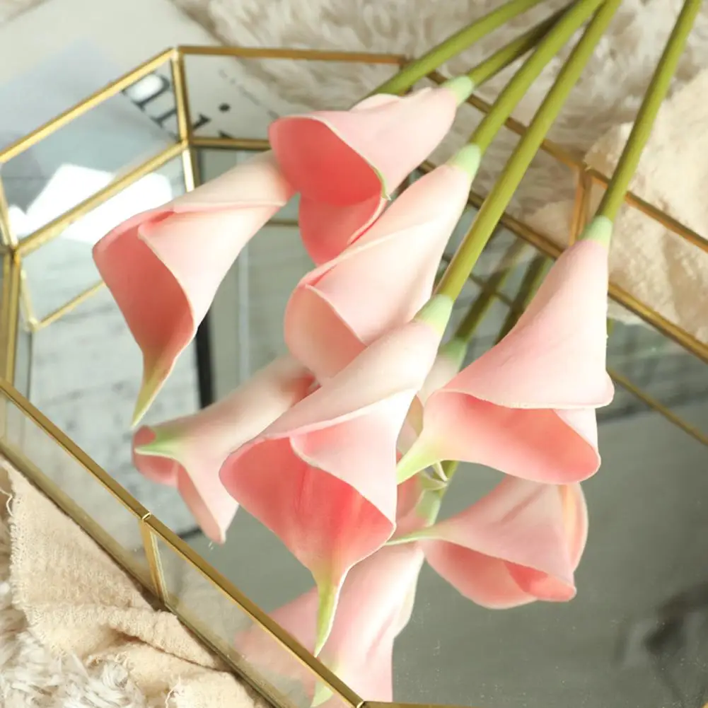 

HOT SALES!!! 1Pc Artificial Callalily Flower Arrangement Wedding Party DIY Furniture Decor