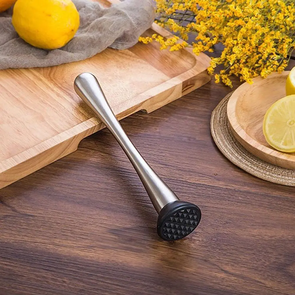 

Stainless Steel Cocktail Stirring Masher Mixer Ice Crusher Hammer Bar Barware