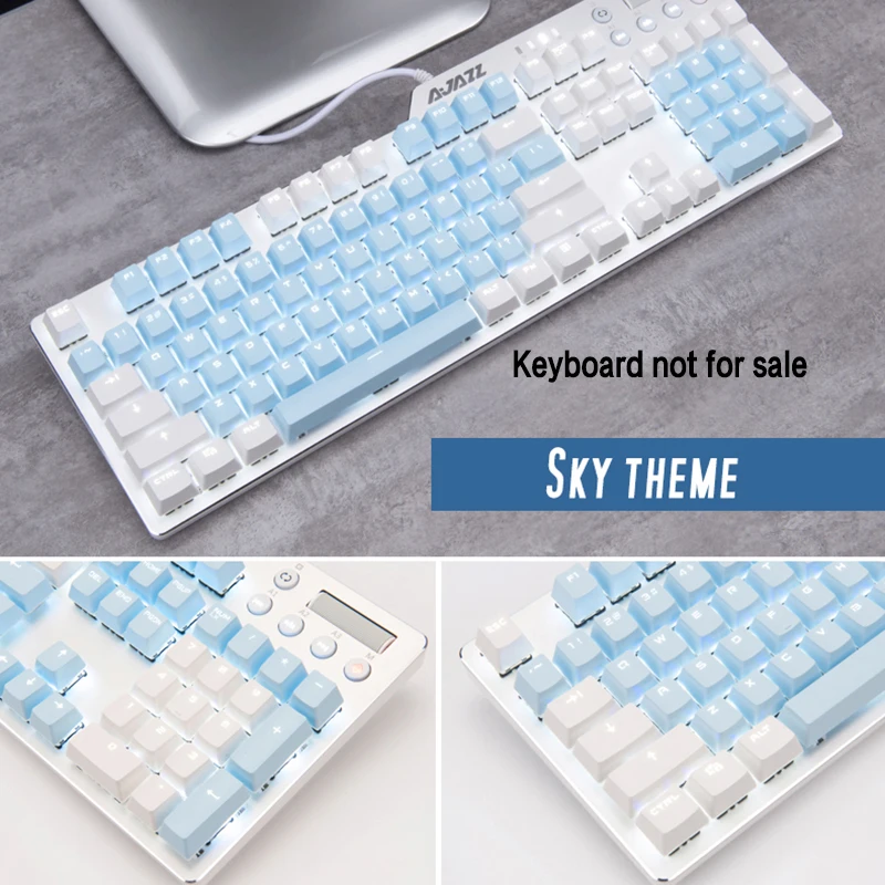 Клавиши PBT на английском языке ag108 клавиши s различные цвета выбор для Cherry MX