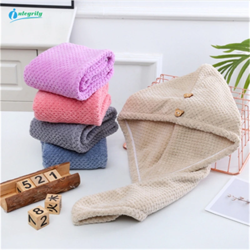 Шапка-тюрбан из микрофибры для быстрой сушки волос сушильный душ шапок 1 шт. | Дом