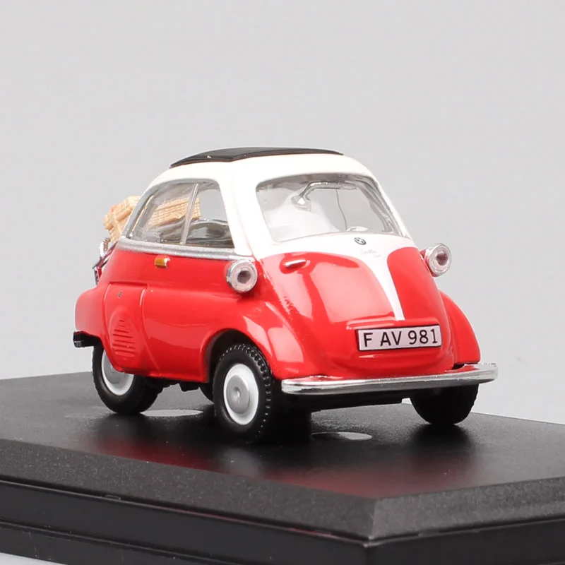 Cararama мини милые классические 1/43 весы Isetta 250 автомобиль пузыря литые Автомобили Модель для маленьких мальчиков подарки миниатюрные 1955